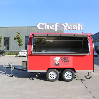 China Vegetable Processing Factory Hot Dog Cart Used Food Trailers For Sale By Owner Food Trucks La Drive Chin for sale