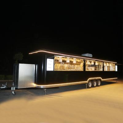 China Airstream Commercial Catering Food Trailer With Customize Ice Cream Track Food Truck for sale