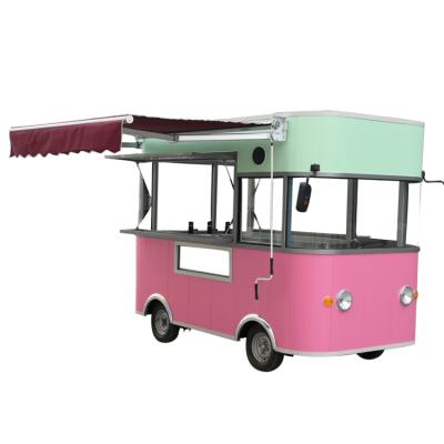 China Vegetable processing plant food trailer pancake food cart bus food truck for sale for sale