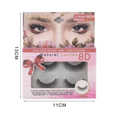 China Wholesale Natural 6D Mink Eyelashes Long Fake Mink Lashes 3D 4D 5D 6D 8D Fake Mink Lashes Private Label Dramatic Fake for sale