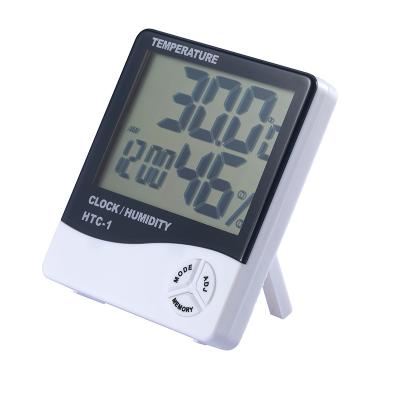 China Digital Min Thermometer Hygrometer Display HTC-1 CE Desktop Weather Station Max Clock HTC-1 for sale