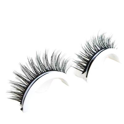 China European and American glueless self-adhesive false eyelashes without glue. Can be reused. for sale