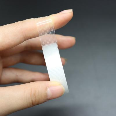 China Breathable and easy to tear PE tape for eyelash grafting, breathable, easy to tear, perforated tape, double eyelid microporous transparent tape for sale