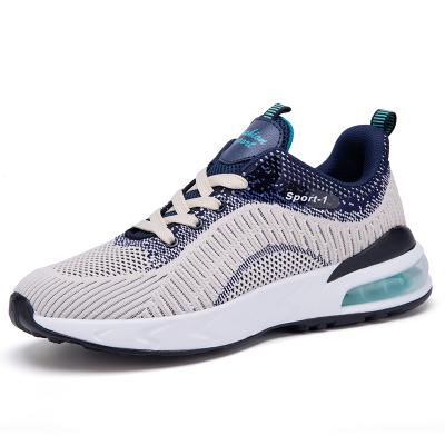 China New Hot-selling Amazon Style Anti-odor Soft Knitted 2021 Upper Breathable Anti-skid Custom Logo Sports Shoes Sneakers for sale