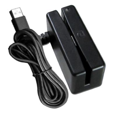 China Ultra-mini USB TK1/2/3 POS manual swipe magnetic credit and debit card reader for sale