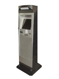 China T5 Selfservice payment touchscreen kiosk terminals with metal keyboard for sale