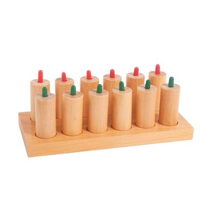 China Develop Montessori Montessori Pressure Cylinders Baby Brain Intelligence Children Wooden Toys Education for sale