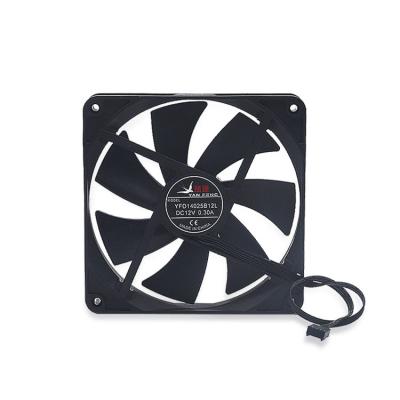 China Hotels 14025 Dc 12v  140x140x25mm 140mm Cooling Fan  Computer case fan for sale