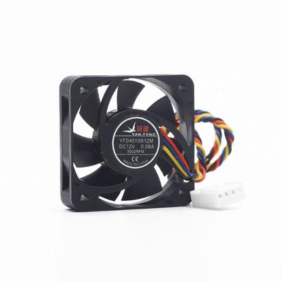 China Hotels Factory Supply 4010 Dc  12v Ball Bearing High Speed 40x40x10mm Dc Brushless Axial Flow Cooling Fan for sale