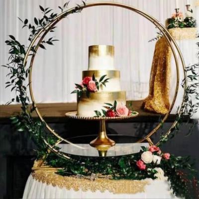 China New Wedding Round Metal Cake Stand, Wedding Centerpieces Supplier HBCP0818 for sale