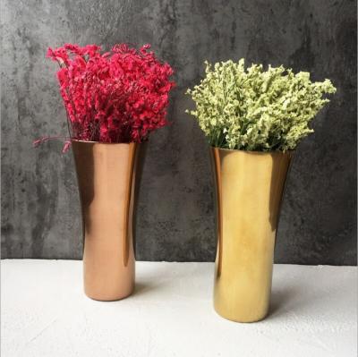 China 2019 Sale 2019 Metal Top Vase Home Decor Flower Vase Creative Home Vase HBQQ0689 for sale