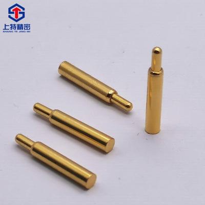 China Fire/Gold Plating Nickel Dice Spring SMT Panel PCB Shangte Spring Filler Probe Flame Retardant Special Lead Free Brass Pogo Pin for sale