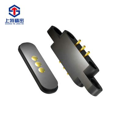 China Fire Pogopin Hot Sale/Factory Sale Magnetic Pogo Pin Spring Retardant Pogo Male Connector And Female Connector for sale