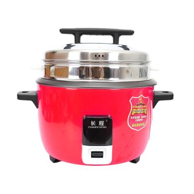 China Hotel Rice Cooker 220V Metal Drum Stainless Rice Cooker With Non Stick Inner Pot for sale