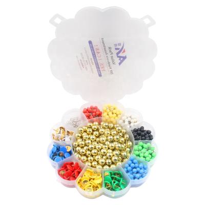 China 780pcs DIY Office Stationery Assortment Kit Including Colorful Push Pin and Thumbtack for sale