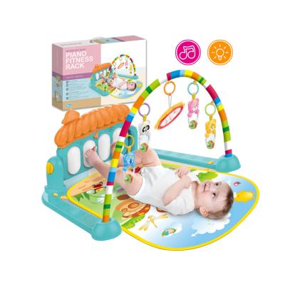 China Multifunctional Baby Piano Gym Mat Toy Wholesale Baby Piano Keyboard Play Mat Educational Musical Toy for sale