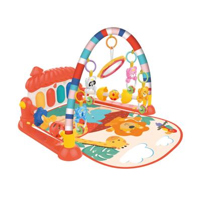 China Educational Toy Baby Mat With Light Music Piano Music Keyboard Play Gym for sale