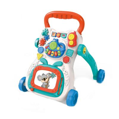 China Piano Drawing Board Baby Walker 2021 Multifunctional Learning Toy Musical Na New for sale