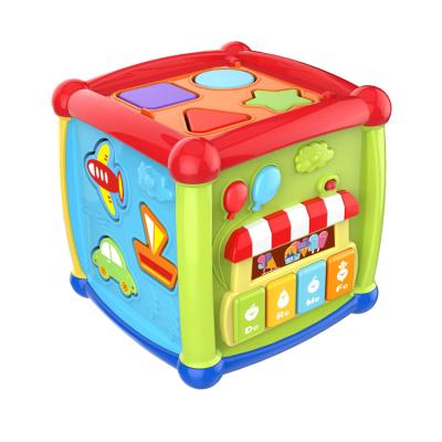 China six sided baby activity cube toy organic toy babybaby toys 15.5 x 15.5 x 15.5 for sale