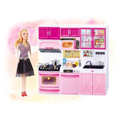 China Pretend Play Toy for Girls Doll House Doll Kitchen Toys Pretend Educational Girl Toy Kids Kitchen Set Play Toys for sale