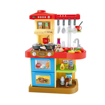 China Educational Juguetes Pretend Play Toy For Kids Spray Water Big Toy Kitchen Toy Sets Juguetes Preschool Cooking Kitchen Set Toys For Girls for sale