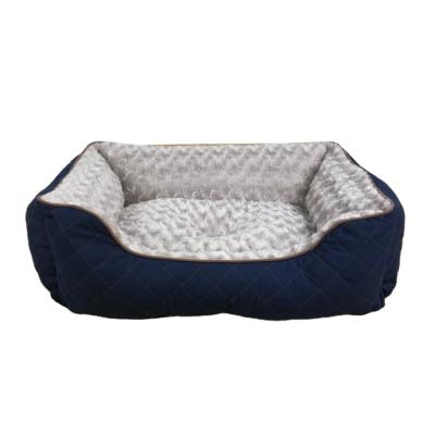 China 2021 High Quality Waterproof Pet Beds And Accessories Pet Products Luxury Quilted Dog Bed For Large Dogs for sale