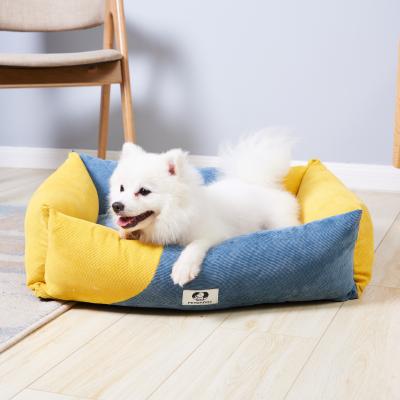 China Durable 100% Polyester Corduroy Soft Dog Bed Nose Mat Mattress for sale