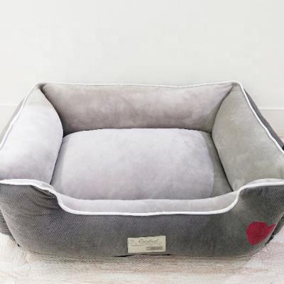 China 2020 Sustainable Wholesale Easy Clean Comfortable Soothing Indoor Foam Dog Pet Bed for sale