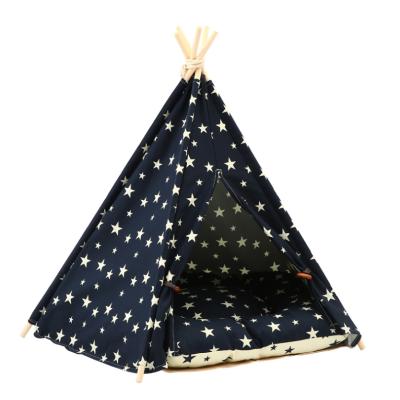 China Sustainable Pet Teepee Dog (Puppy) and Cat Bed - Portable Pet Tents and Houses for Dog (Puppy) and Cat for sale