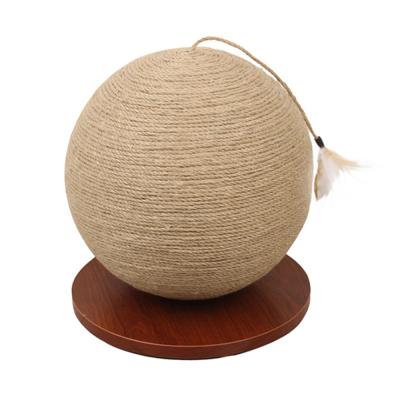 China Cheap price viable choose single size sisal materials cat tree pet product with plush toys for sale