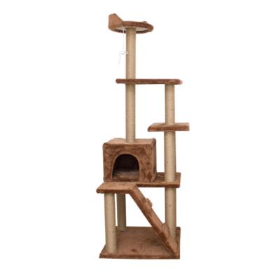 China Sturdy Sisal Housing Large Cat Pet House Tree For Cat for sale