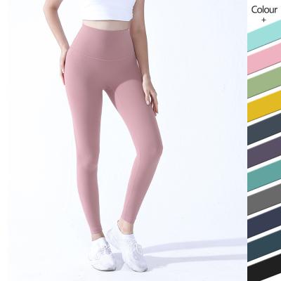 China European and American fall/winter yoga QUICK DRY pants sanding leggings fishing tight-fitting hips waist sports fitness bare feeling high PA for sale