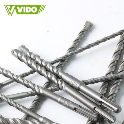 China VIDO Rotary Hammer Drill Bit 14*310mm Masonry Carbide Tilted SDS Plus Electric Hammer Drill Bit for sale