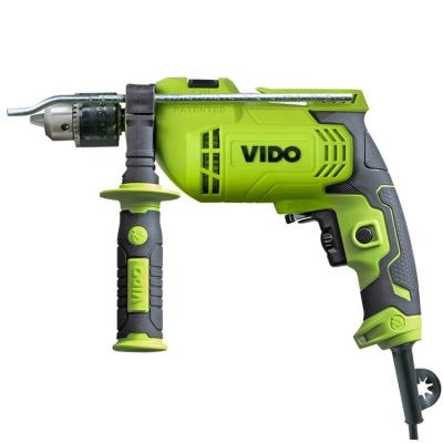 China VIDO 750w 13mm Power Drill/Hammer Power Tools Hand Impact Driver Portable Hammer Drill With Belt Hook With Good Price for sale