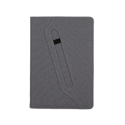 China Cheap Hardcover Book PU Leather Bound Notebook A5 Genuine Leather Custom Soft Leather Cover Soft PU Notebook Cover With Pen for sale