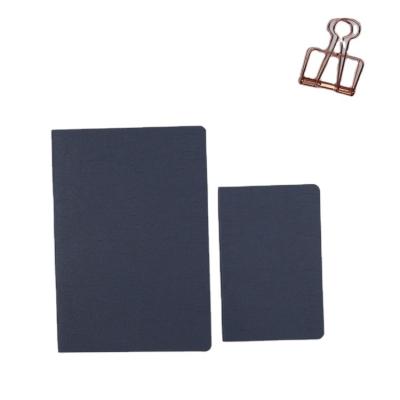 China Hard Cover Book Fine Quality Clear Binding A5 Notebook PU Leather Cover for sale