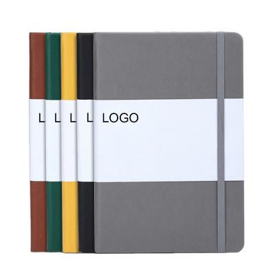 China 2021 Custom High Quality Hardcover PU Leather Diary Stationery A5 Hardcover Book Office Supplies and Writing Notebook for sale