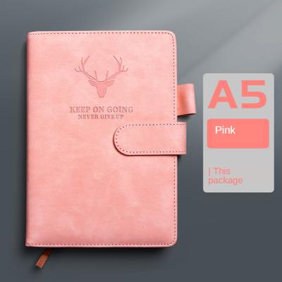 China Customizable Dotted Pages Logo Hardcover Book with Elastic Band A5 Hardcover Notebook Journal, Pocket Folder, 80 GSM Paper for sale