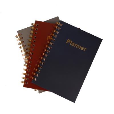 China Wholesale Custom Fashion Eco-friend 2021 Planner Notebook Weekly Monthly Spiral Notebook for sale