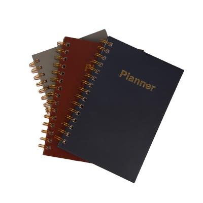 China Wholesale Custom Fashion Eco-friend 2021 Planner Notebook Weekly Monthly Spiral Notebook for sale