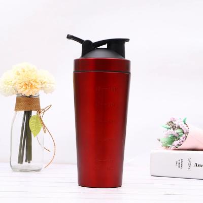 China Gym Sports Stainless Steel Protein Shaker Bottle Metal Custom Wholesale Eco-Friendly Smart Shaker for sale