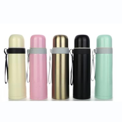 China Bullet Water Bottle PORTABLE Vacuum Flask Insulated Thermoses Water Bottle With Logo Printed Vacuum Stainless Steel Water Bottle 500ml for sale