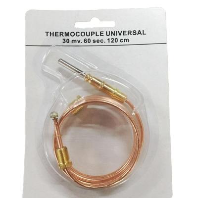 China Universal Household Den Copper Thermocouple With Paper Card Package for sale