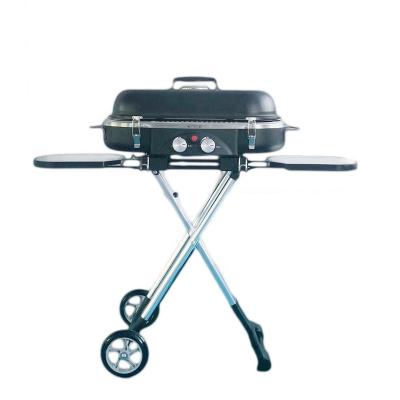 China Car Removed Lid of Portable LPG Twin Grill BBQ for sale