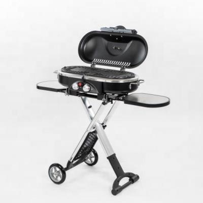 China Adjustable Height Portable Cart Gas Grills for sale