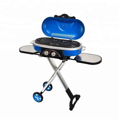 China Adjustable Height Outdoor Garden Picnic Camping Barbecue Smokeless Grill for sale