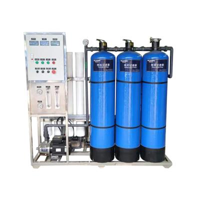 China food & Beverage 1000L 4 Stage Double Softening Water Filters Machine Whole House Water Purify System for sale