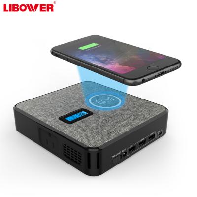 China 4-1 Multi Function Qi Power Bank Charge 30000mAh Wireless Charger 3.0 Fast Wireless Charger Stand for sale