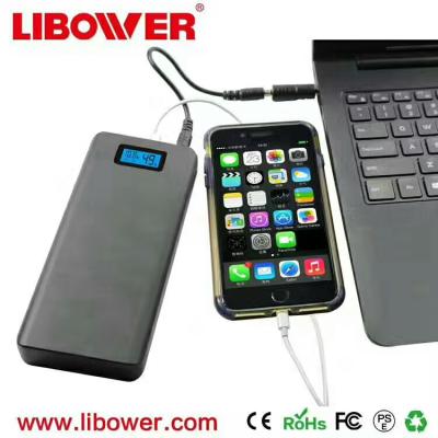 China New and multifuntional 2.0 purpose high capacity Libower powerbank 15600mah convenient power bank charge DC12V-24V fast power bank for acer for sale