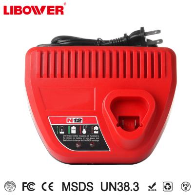 China For Milwaukee M12 Libower Li-ion Power Tool Battery High Quality Battery Charger For Milwaukee M12 12V Fast Charger for sale